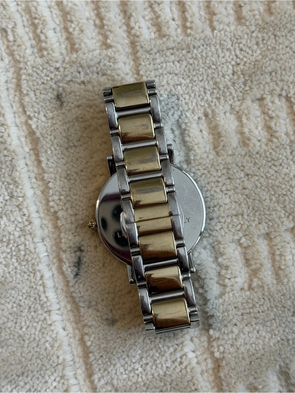kate spade Two-Tone Silver and Gold Stainless Steel Watch